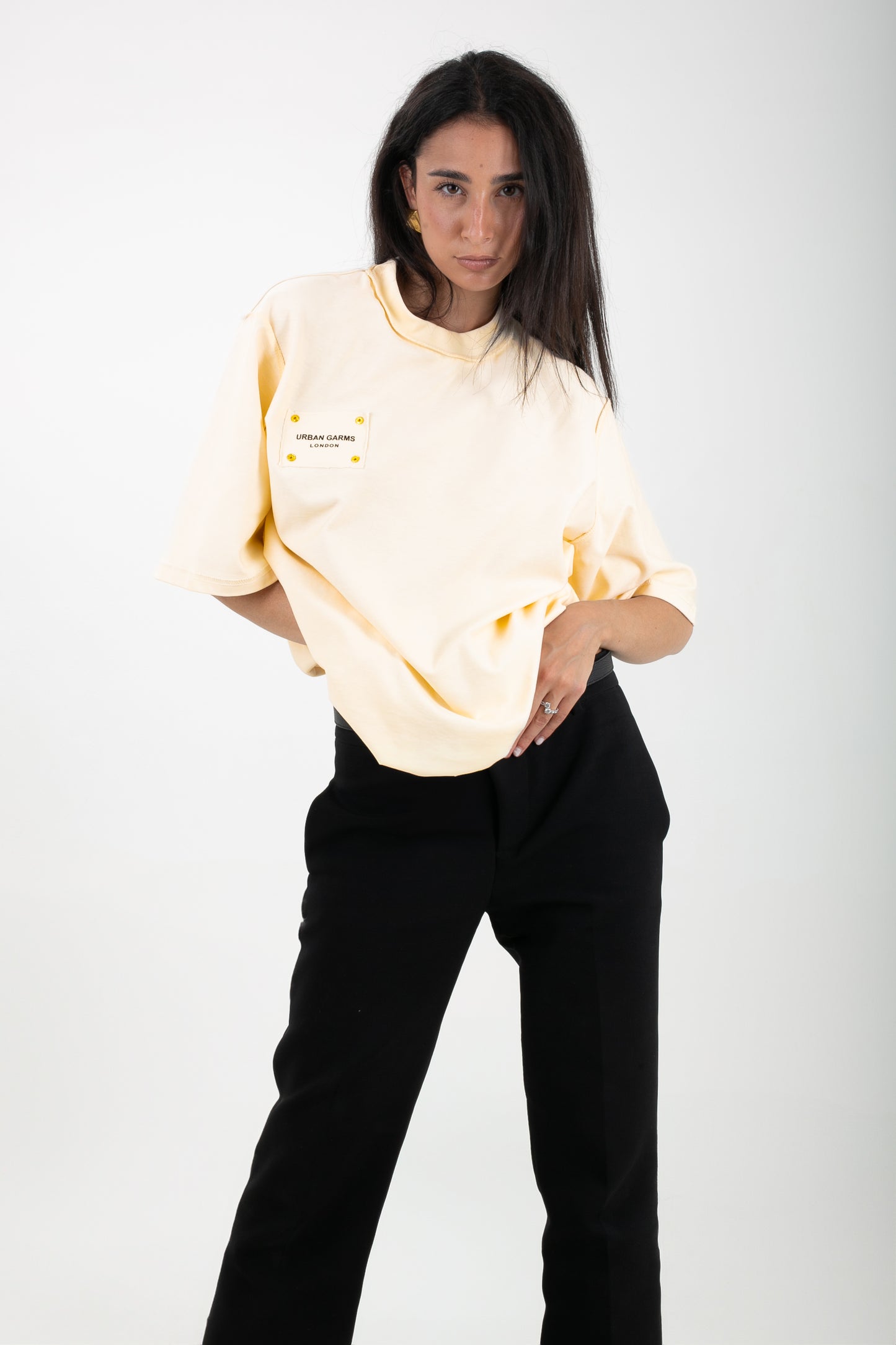 Female Watch T-shirt Beige