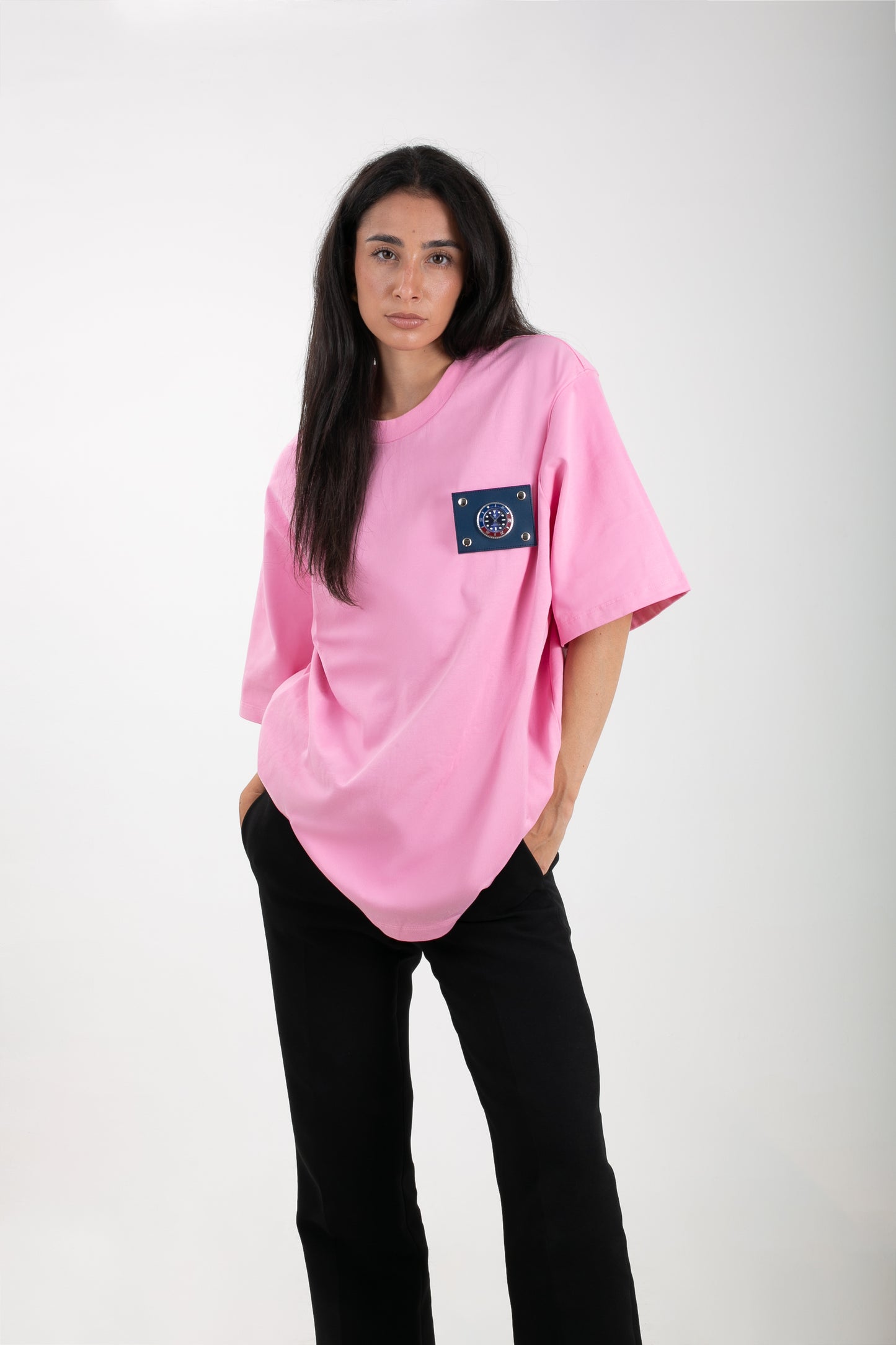 Female Watch T-shirt Pink