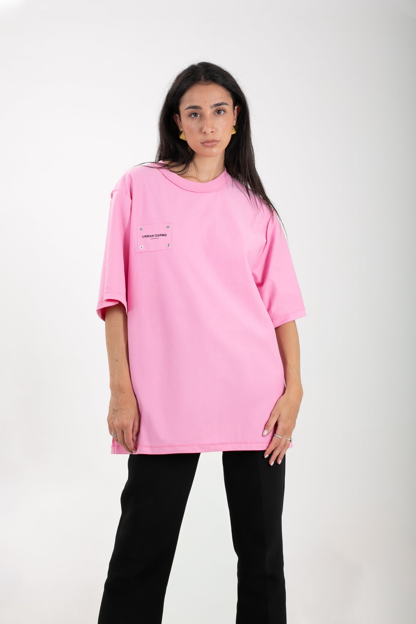 Female Watch T-shirt Pink