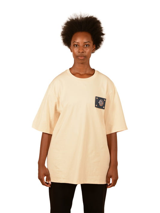 Female Watch T-shirt Beige