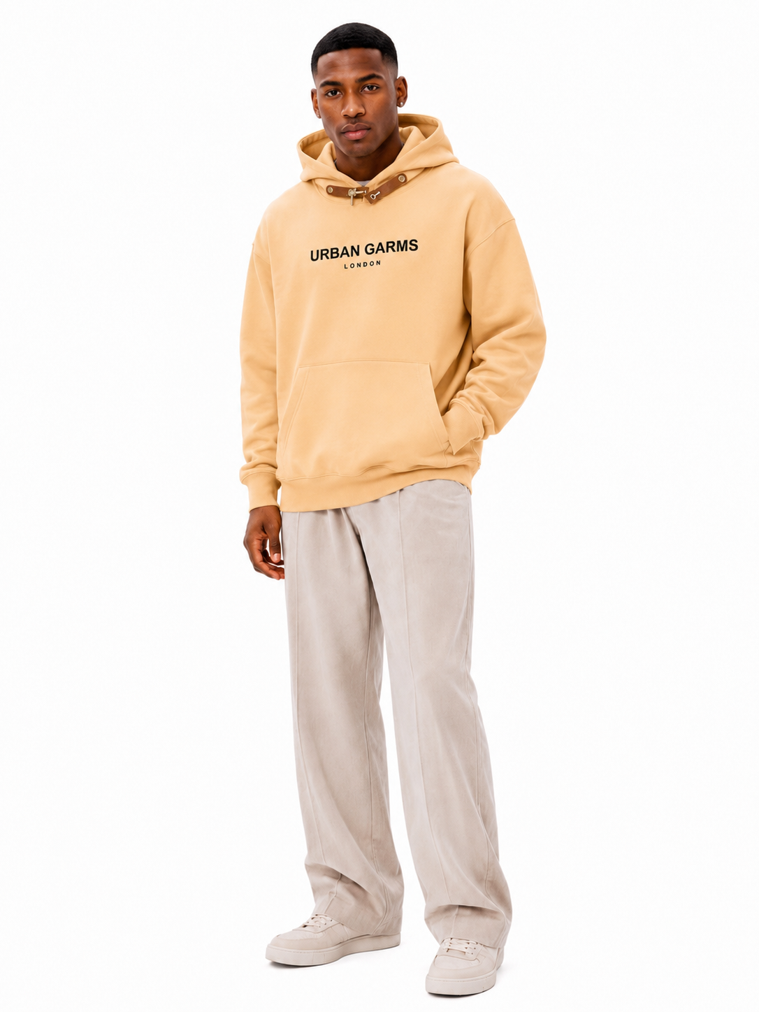 Hoodie Beige
