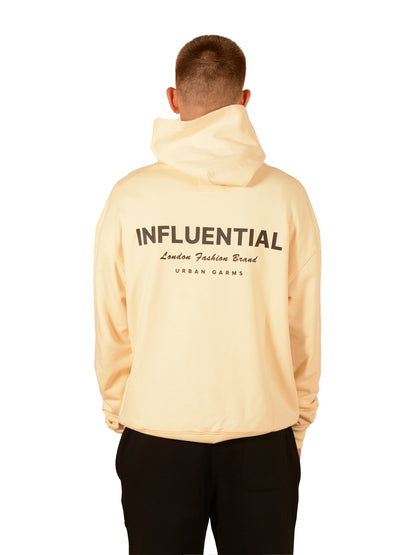 Male Beige Hoodie