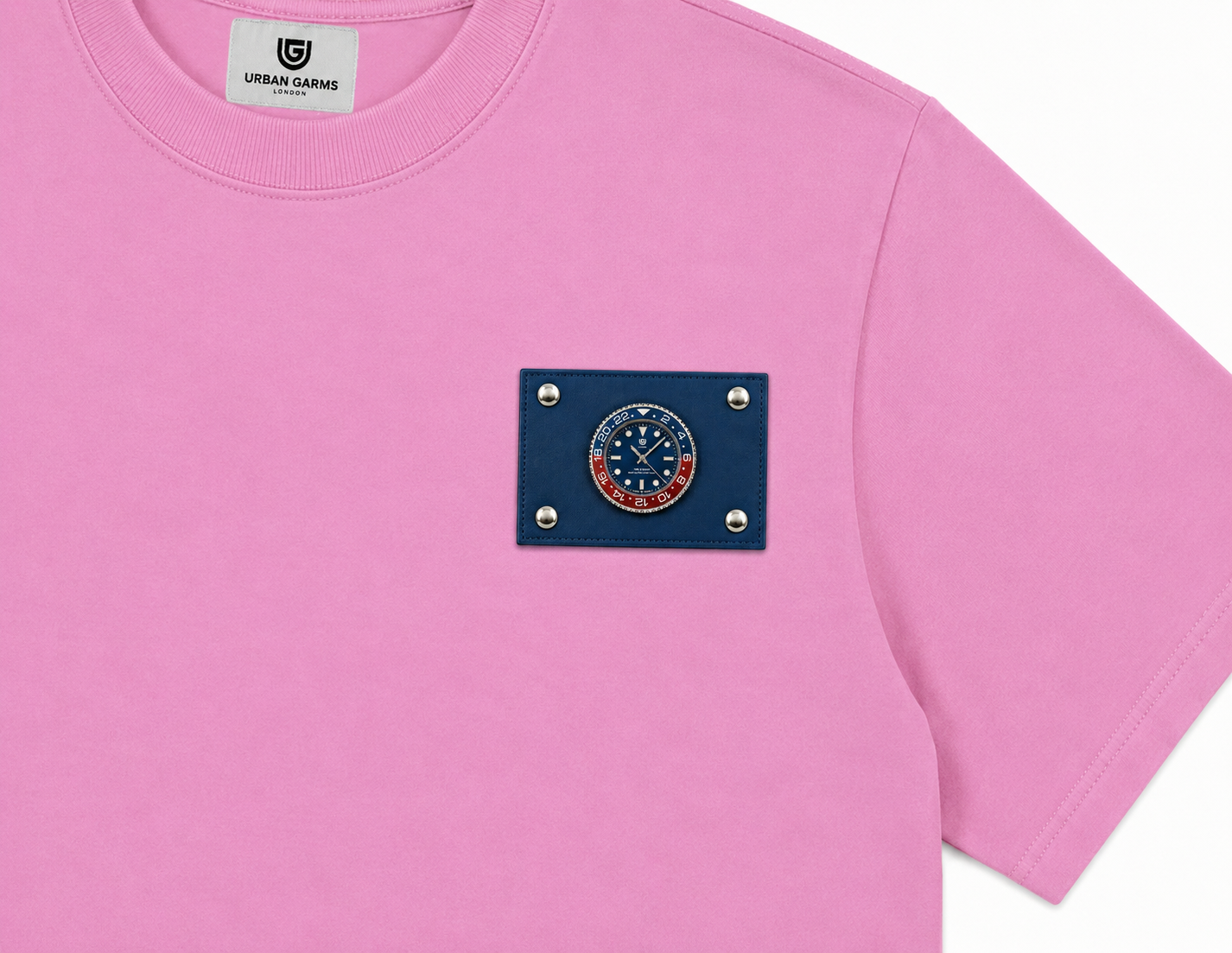 Female Watch T-shirt Pink