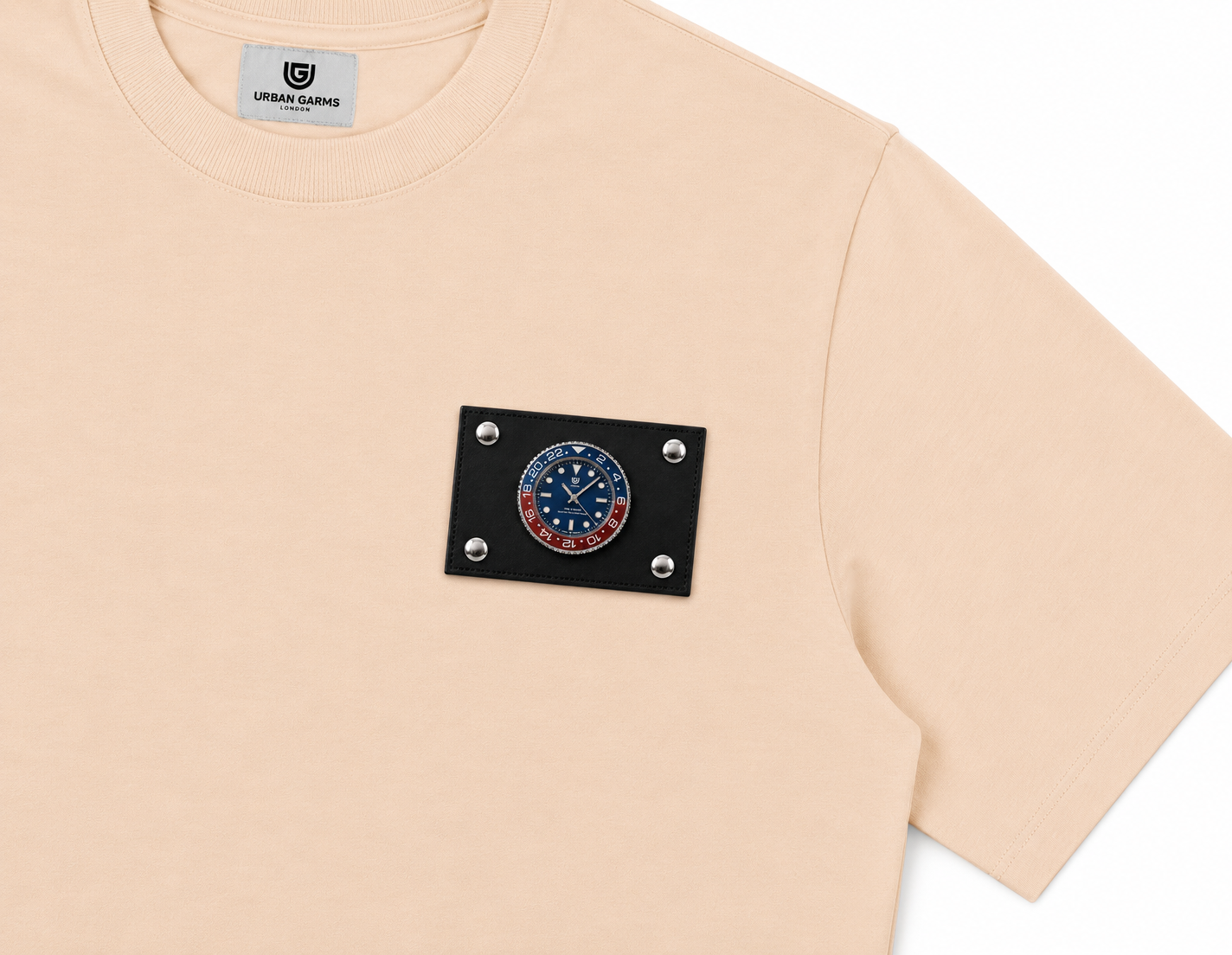 Reversible Watch T-shirt Beige