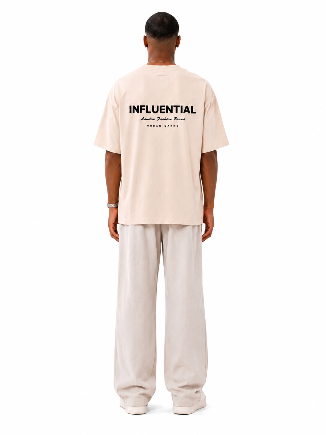 Oversized Short-Sleeved T-shirt Blue badge