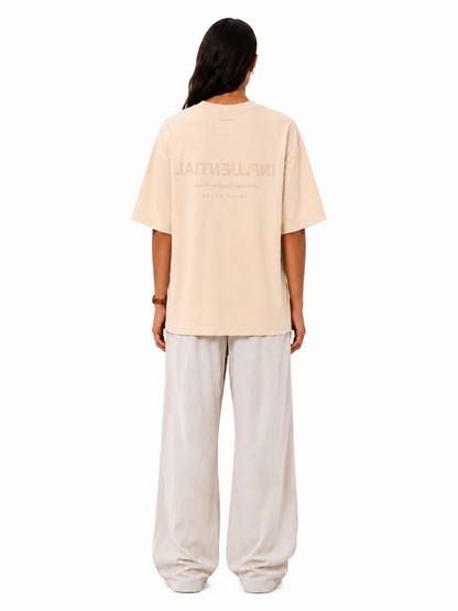 Reversible Watch T-shirt Beige