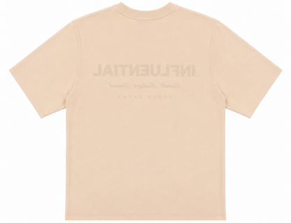 Reversible Watch T-shirt Beige