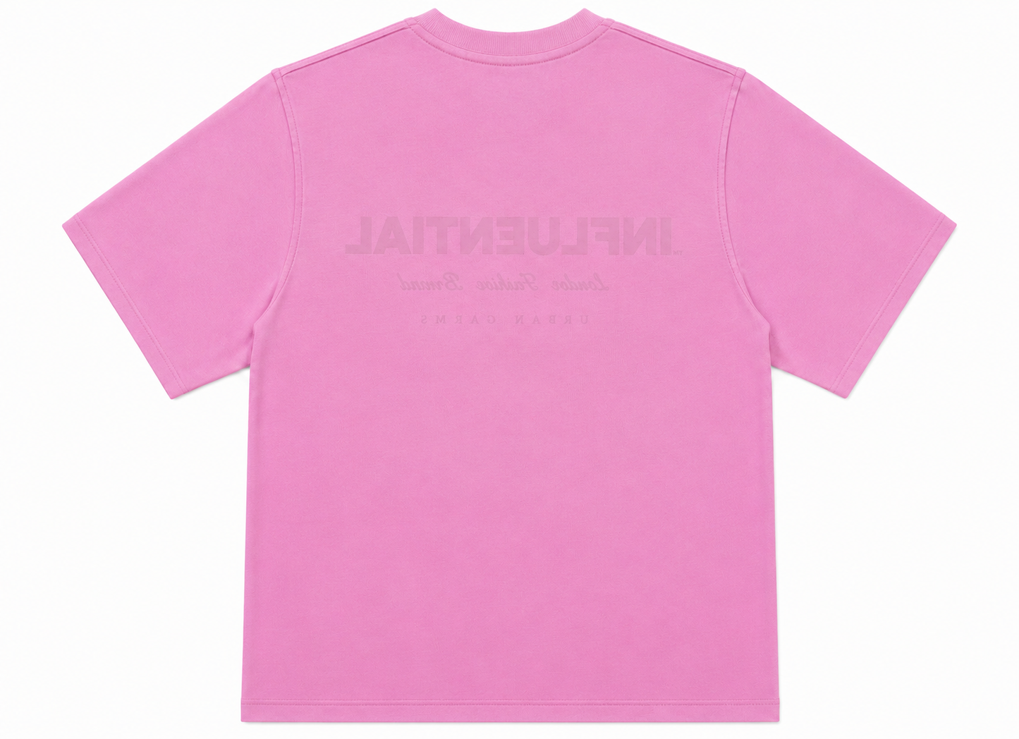 Male Watch T-shirt Pink
