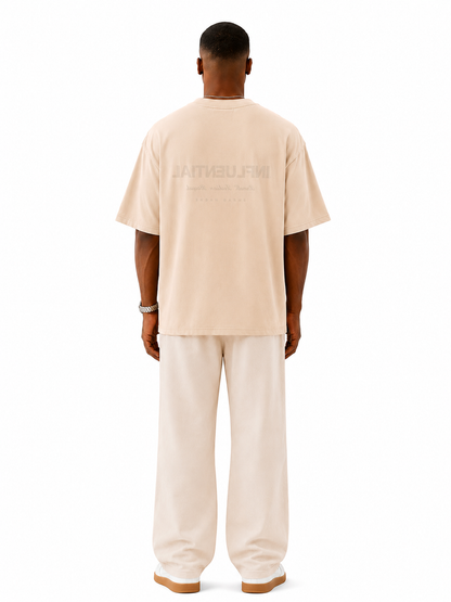 Reversible Watch T-shirt Beige
