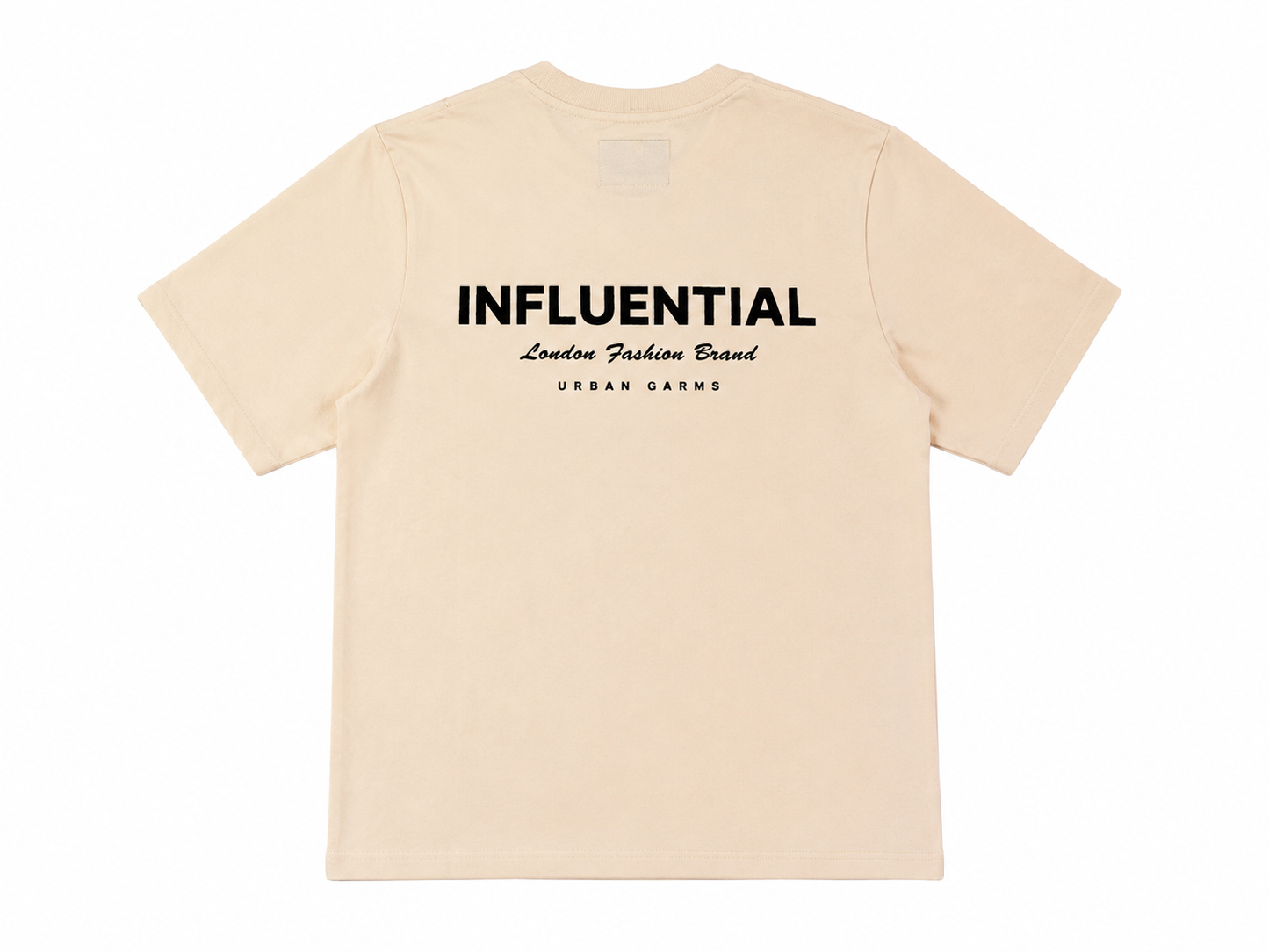 Oversized Short-Sleeved T-shirt(Blue badge)