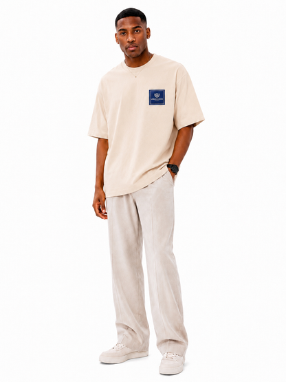 Oversized Short-Sleeved T-shirt Blue badge