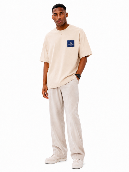 Oversized Short-Sleeved T-shirt Blue badge