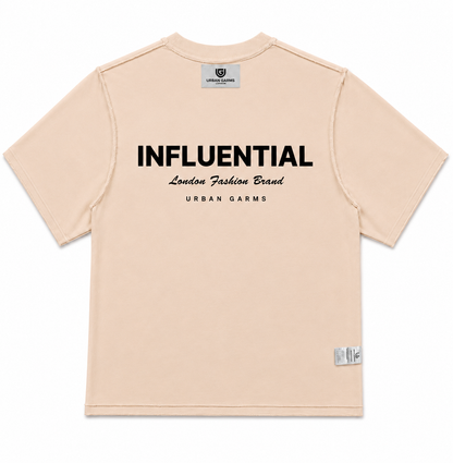 Male T-shirt Beige