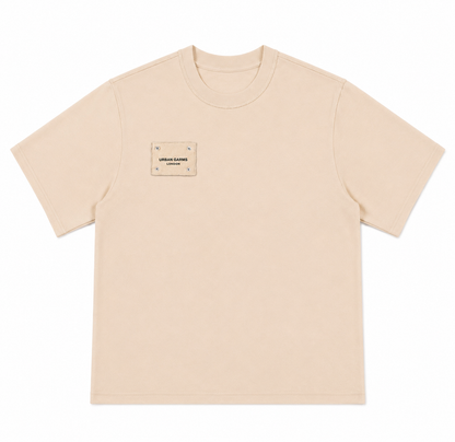 Male T-shirt Beige