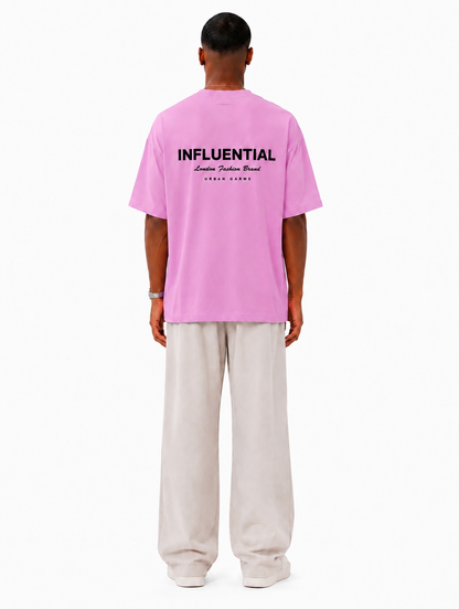 Oversized Short-Sleeved T-shirt(Blue badge)
