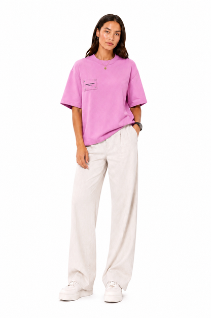 Reversible Watch T-shirt Pink