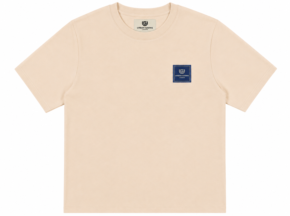 Oversized Short-Sleeved T-shirt Blue badge