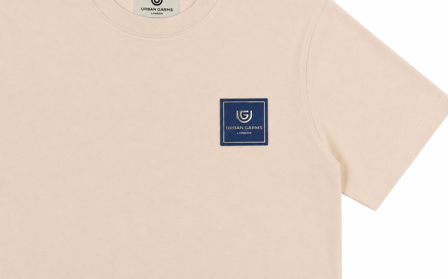 Female Oversized T-Shirt Blue badge