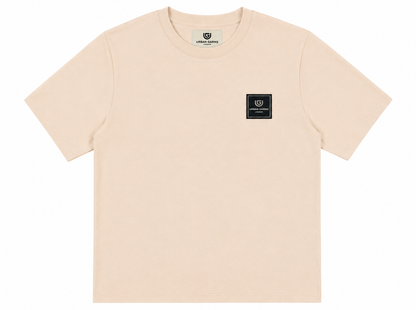 Oversized Short-Sleeved T-Shirt Black badge