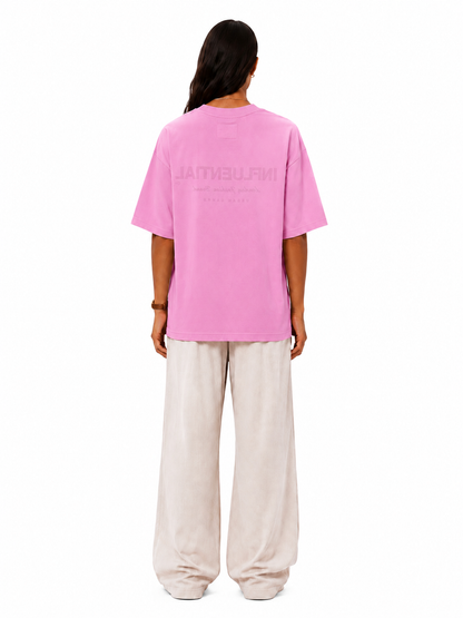 Reversible Watch T-shirt Pink