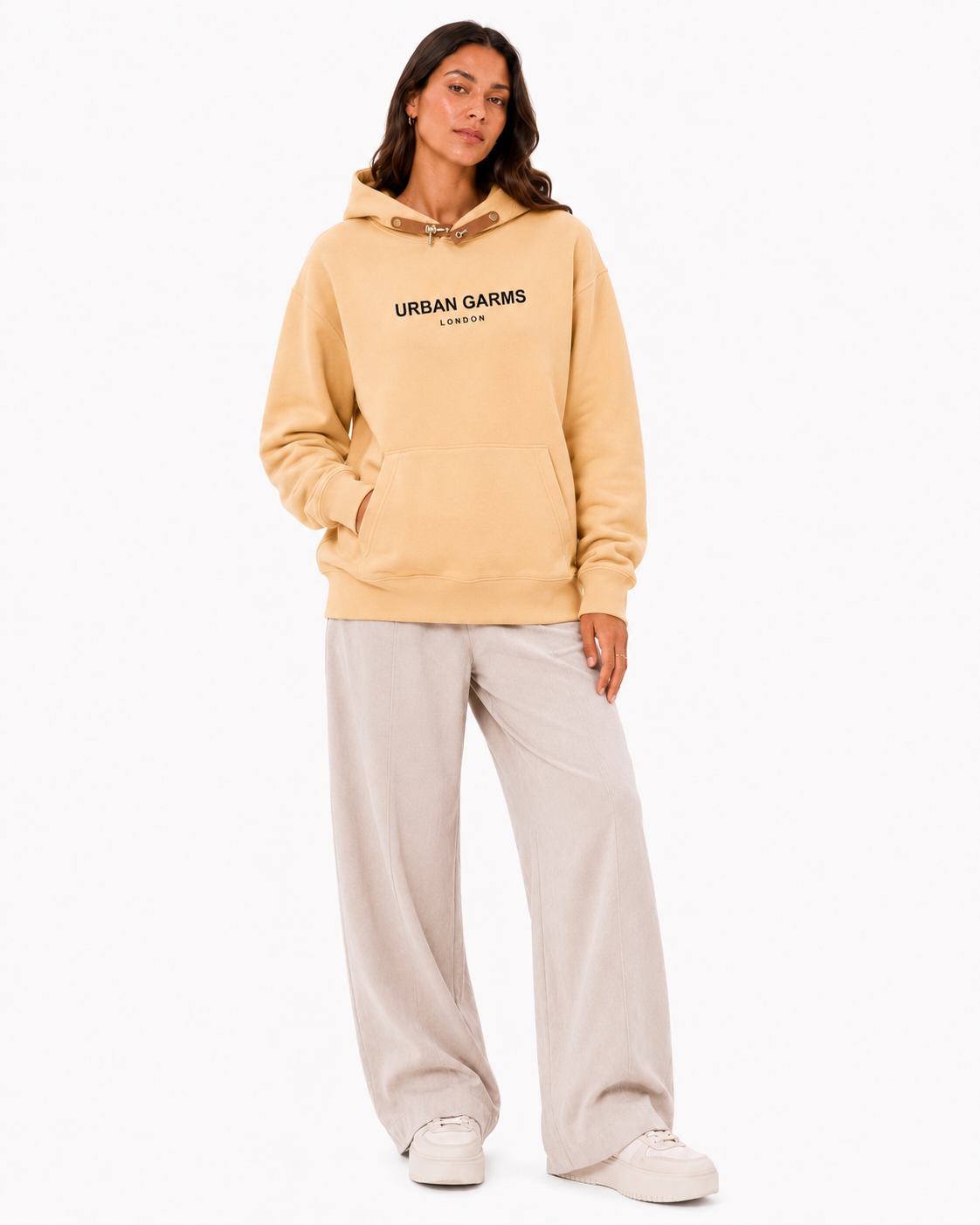 Hoodie Beige