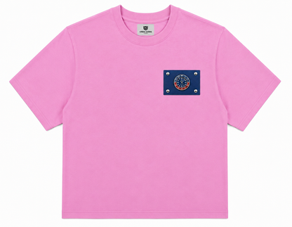 Male Watch T-shirt Pink