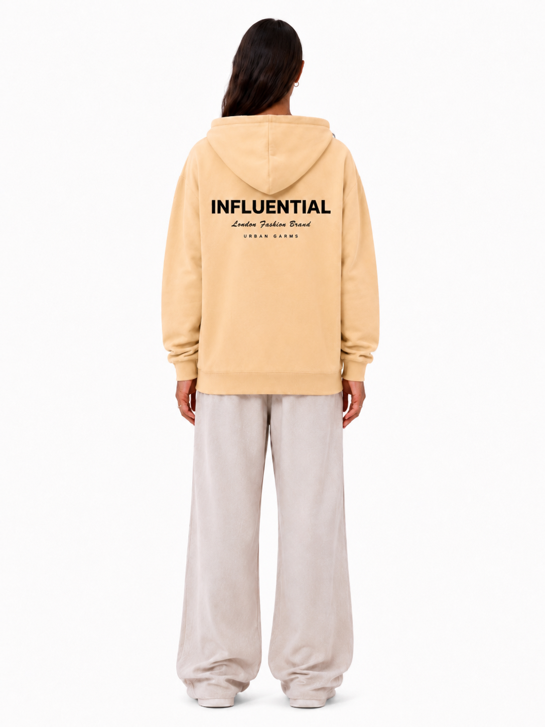 Hoodie Beige