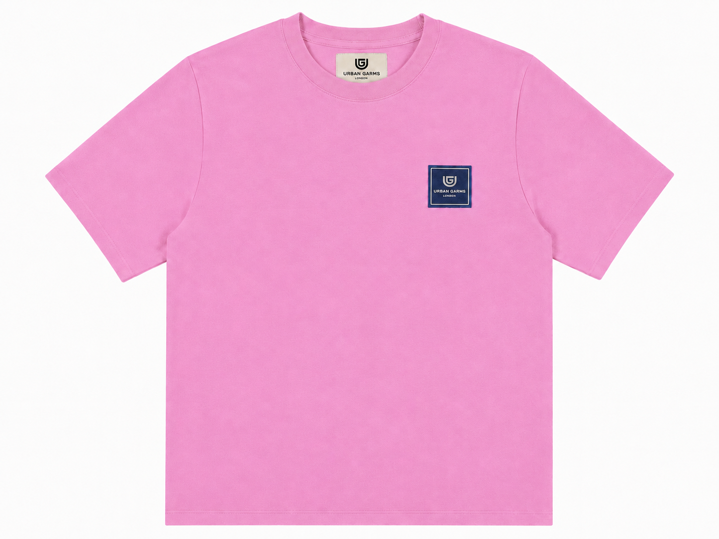 Oversized Short-Sleeved T-shirt(Blue badge)