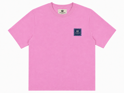 Oversized Short-Sleeved T-shirt(Blue badge)