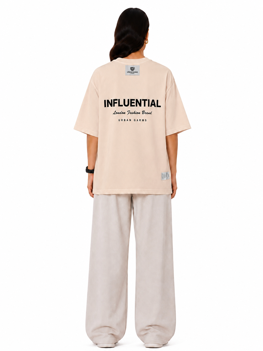 Female T-shirt Beige