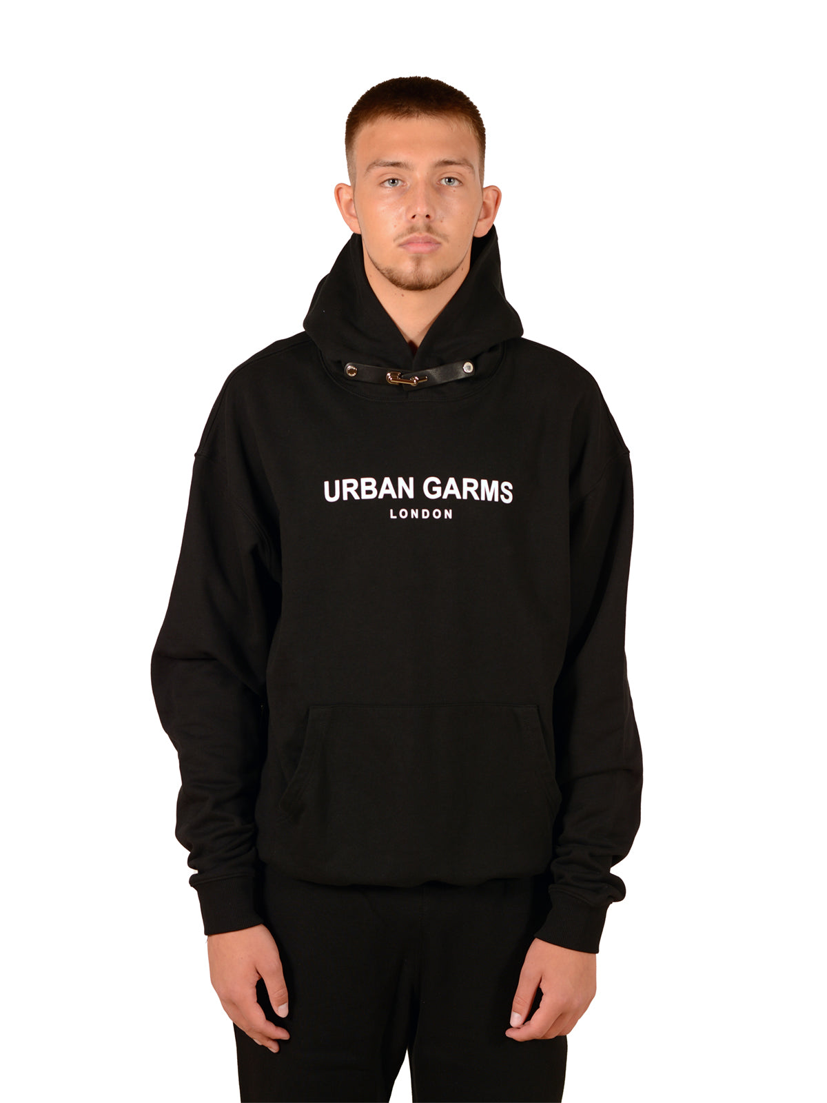 Male Black Hoodie