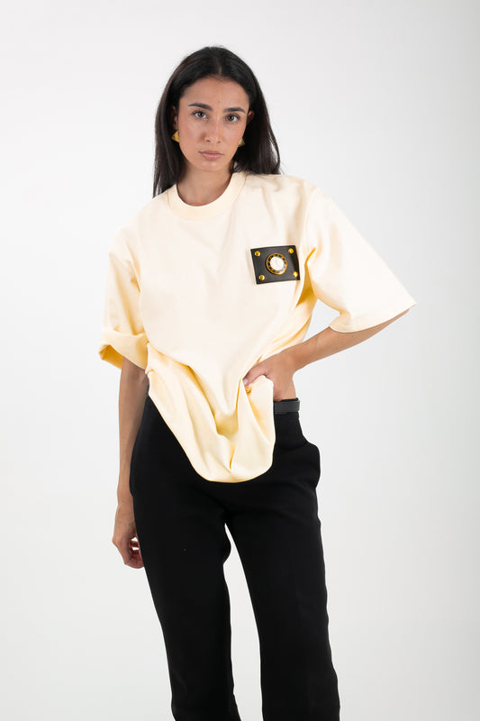 Female Watch T-shirt Beige