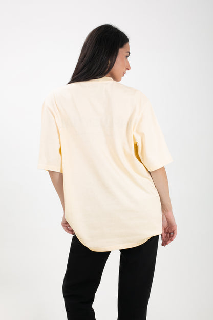 Female Watch T-shirt Beige