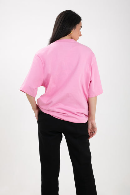 Female Watch T-shirt Pink