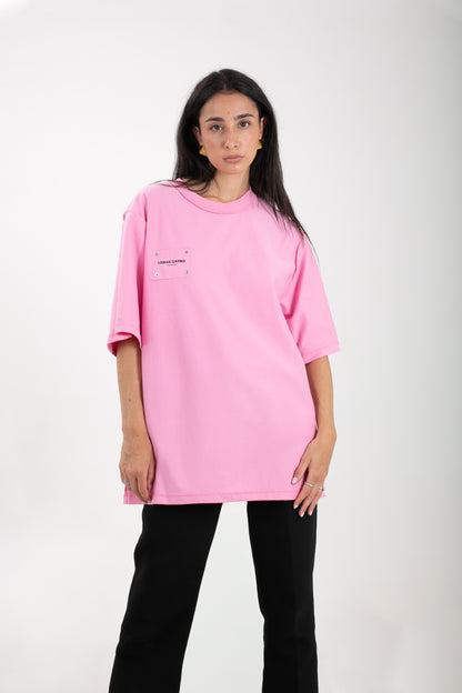 Female Watch T-shirt Pink