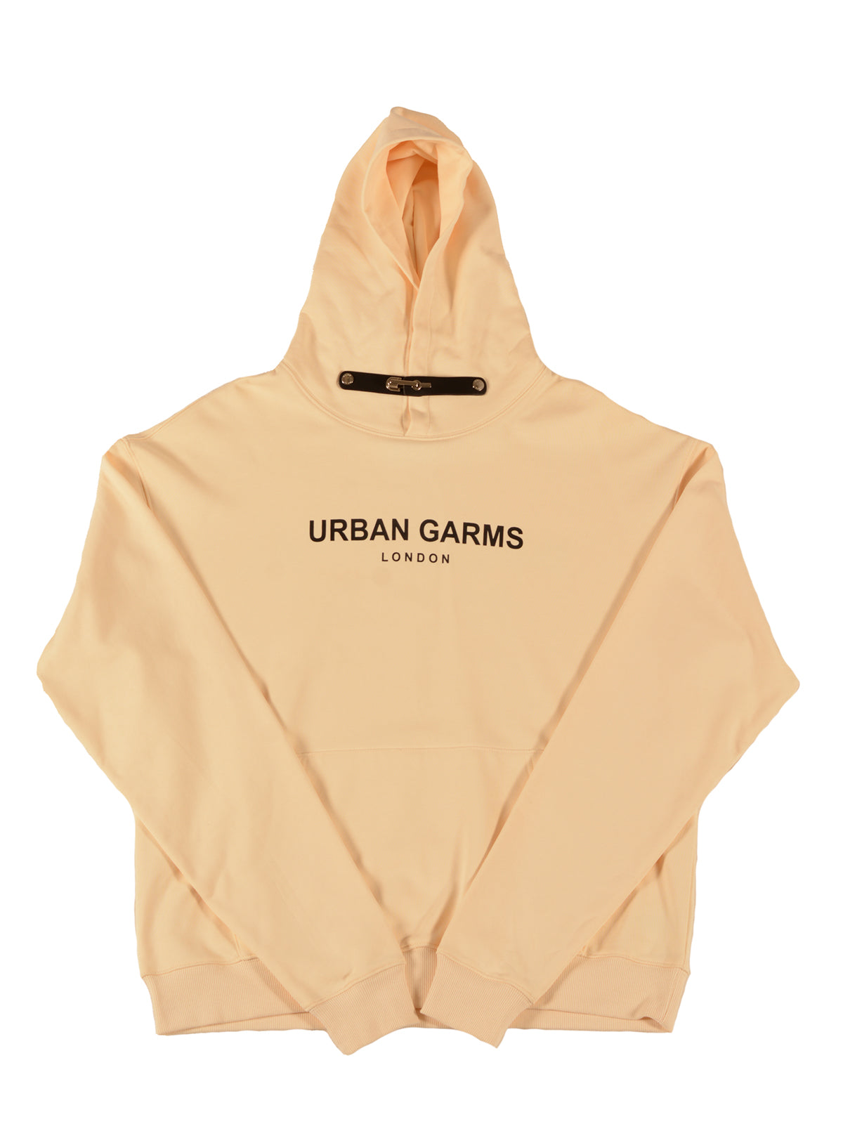 Female Beige Hoodie Black & Brown