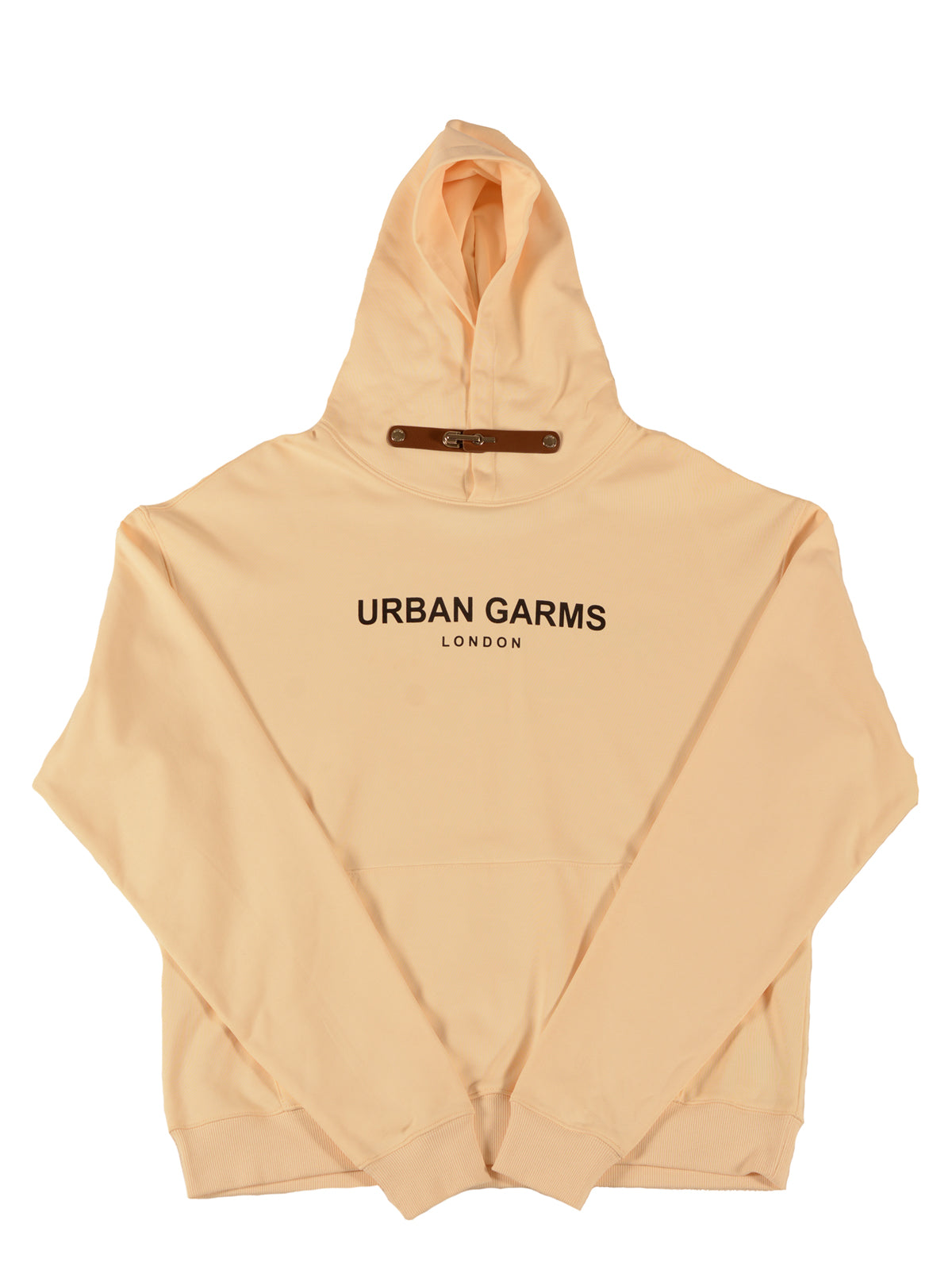 Female Beige Hoodie Black & Brown